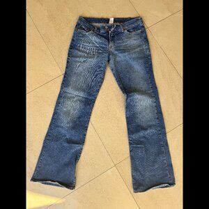 Lucky Brand Dungarees Lowered Peanut Jeans by Gene Montesano USA Made Size 10